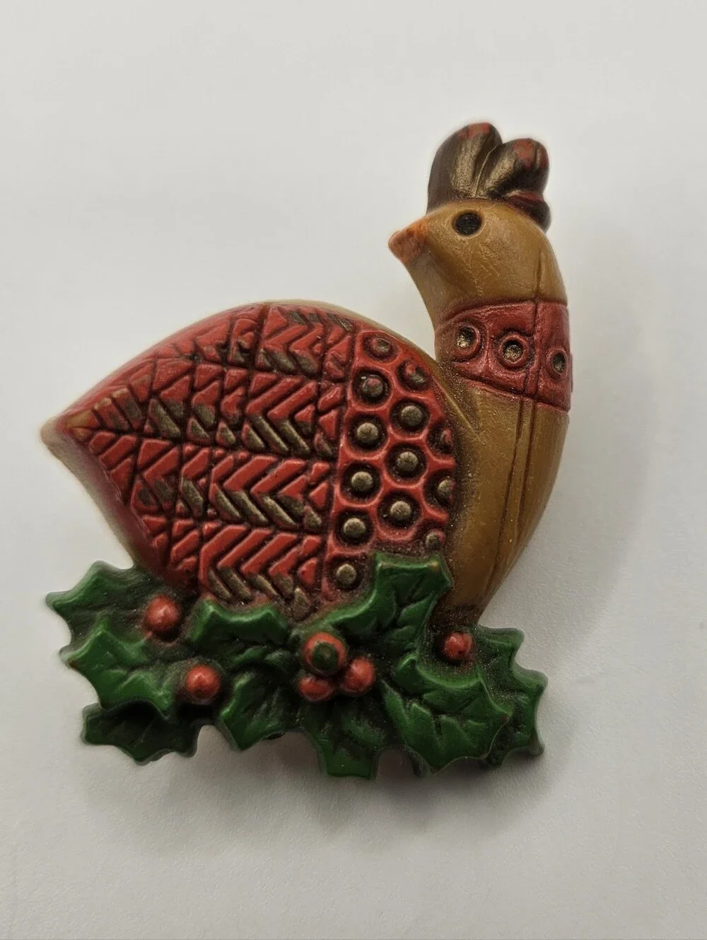 3 Vintage Hallmark Christmas Pins Brooches Holiday